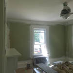 Interior Painting, Drywall and New Ceiling Fans in Worcester Ma