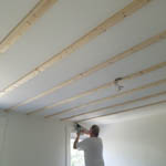 Interior Painting, Drywall and New Ceiling Fans in Worcester Ma