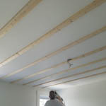 Interior Painting, Drywall and New Ceiling Fans in Worcester Ma