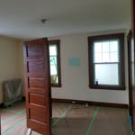 Interior Painting, Drywall and New Ceiling Fans in Worcester Ma